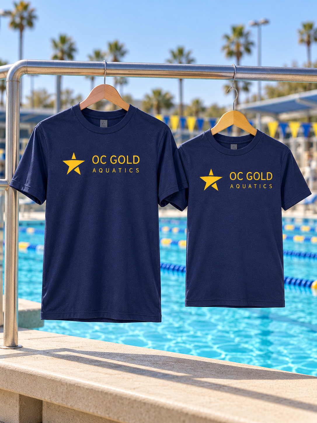 OC Gold Aquatics Tops