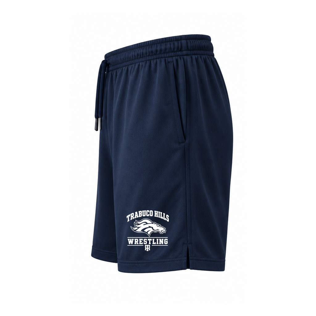 Youth | Trabuco Wrestling Monochrome White | 6" Performance Short