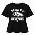 Women's | Trabuco Wrestling Monochrome White | Relaxed Jersey Tee