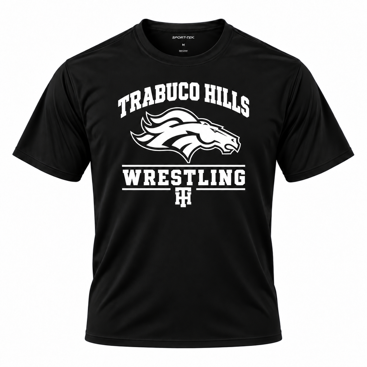 Men's | Trabuco Wrestling Monochrome White | Competitor Tee
