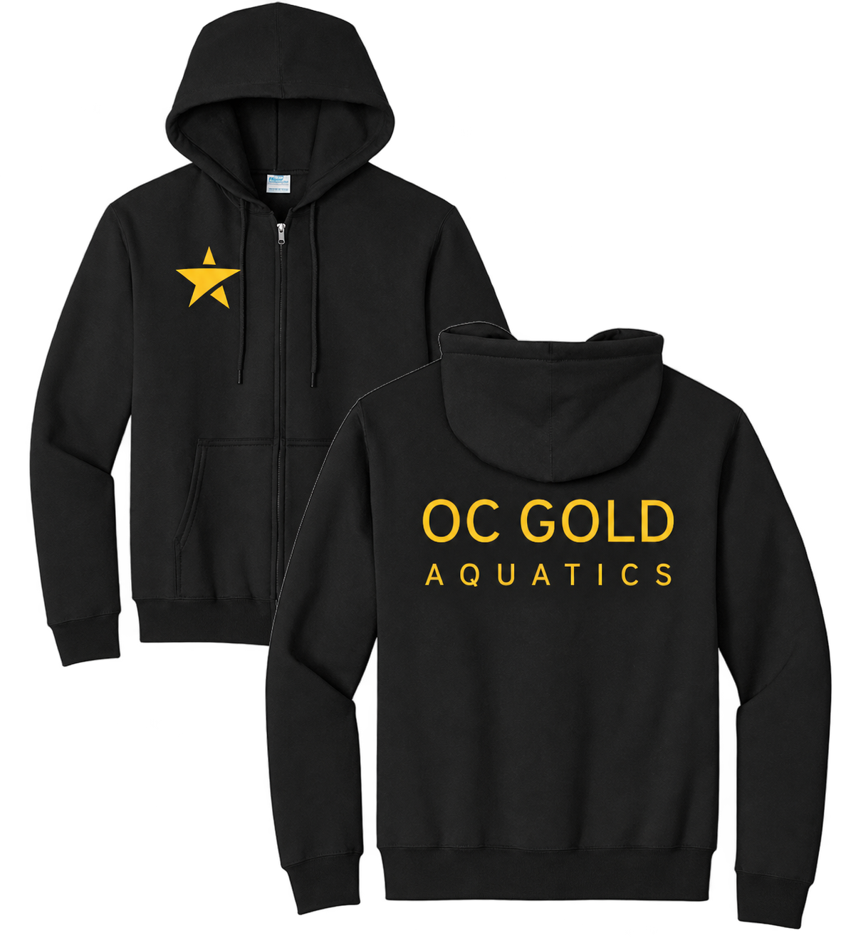 Men's | OC Gold Aquatics | Zip Hoodie