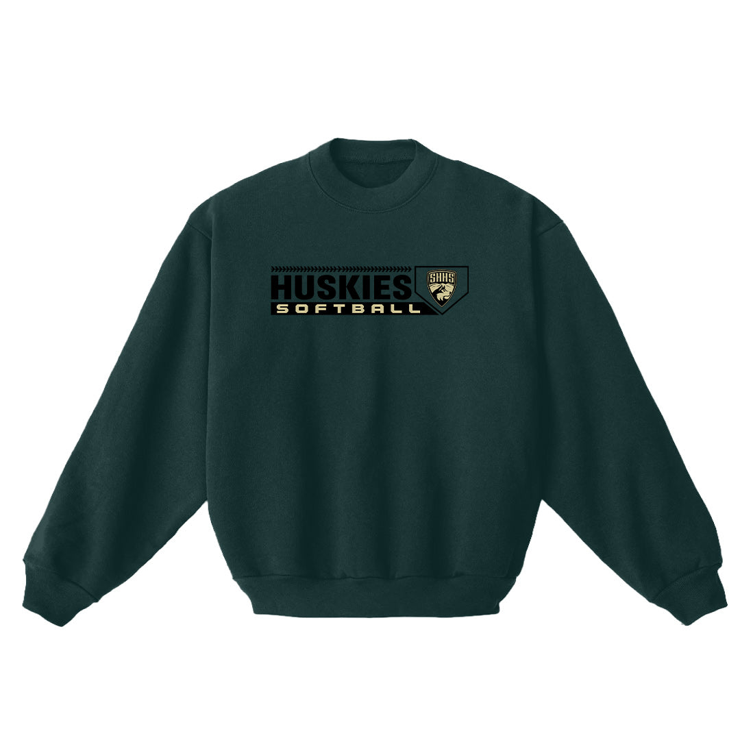 Men's | Huskies Softball Legacy Shield | Crewneck Sweater