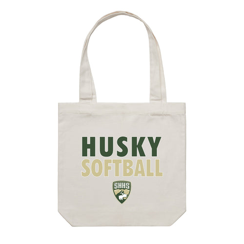 Accessory | Husky Softball | Canvas Tote