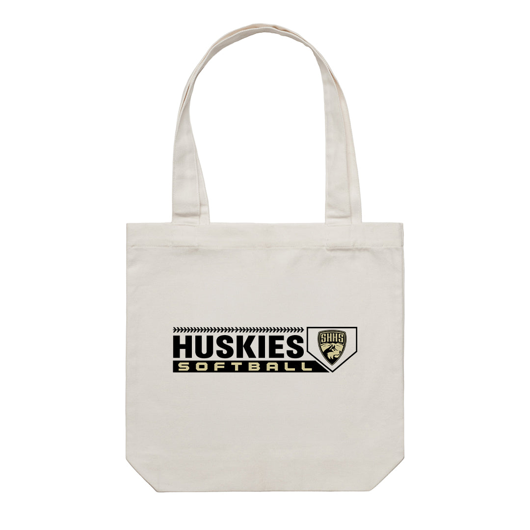 Accessory | Huskies Softball Legacy Shield | Canvas Tote