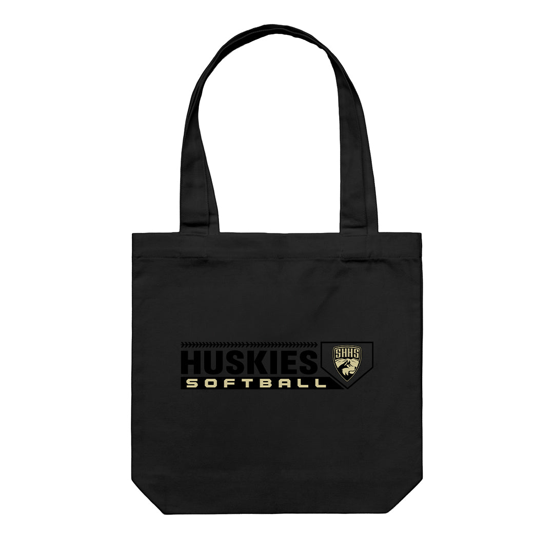 Accessory | Huskies Softball Legacy Shield | Canvas Tote