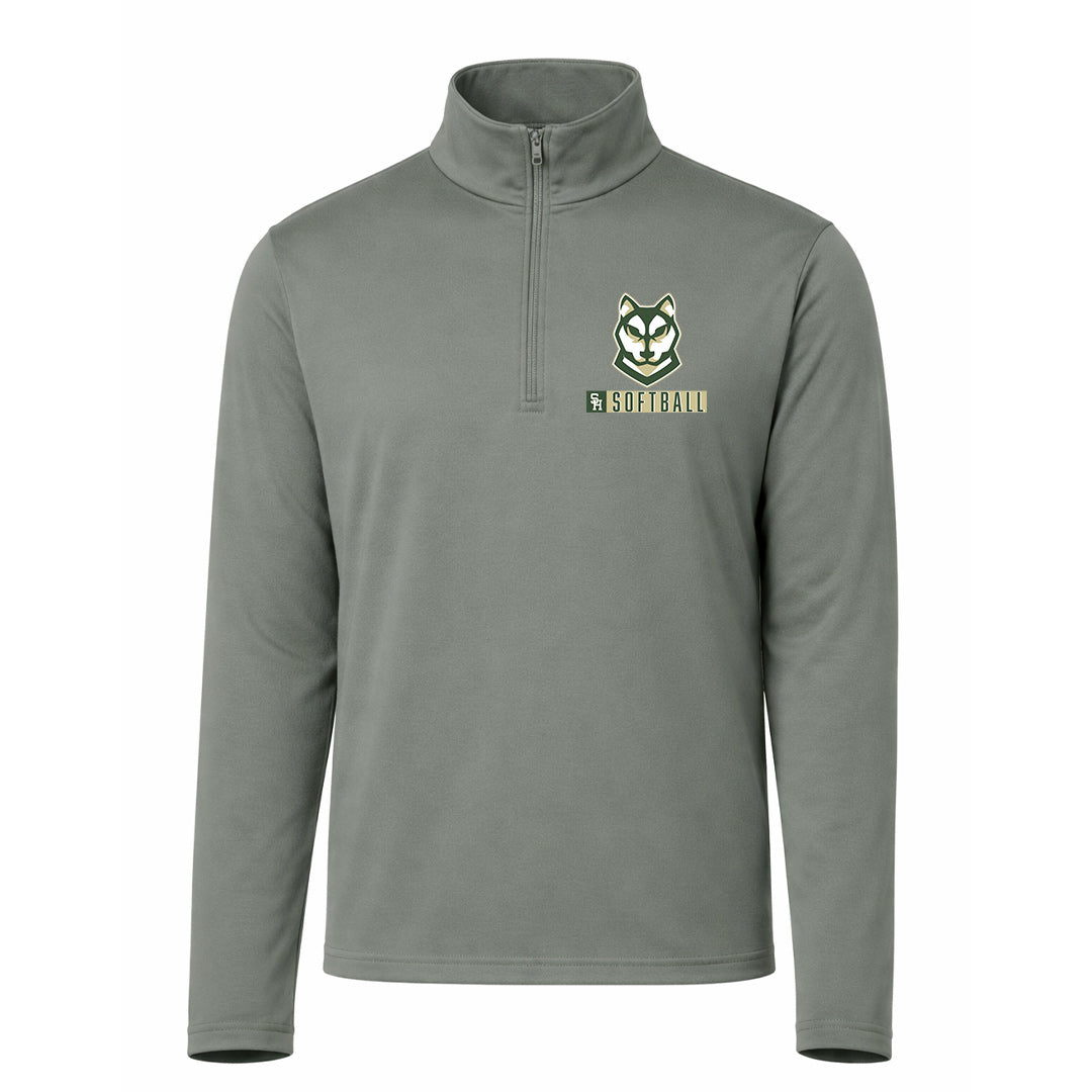 Unisex | Husky Pocket Logo | 1/4 Zip Pullover