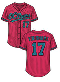 Men's | Flyers Pink Sublimated | Buttondown Jersey
