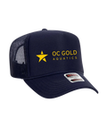 Unisex | OC Gold Logo | High Crown Mesh Trucker