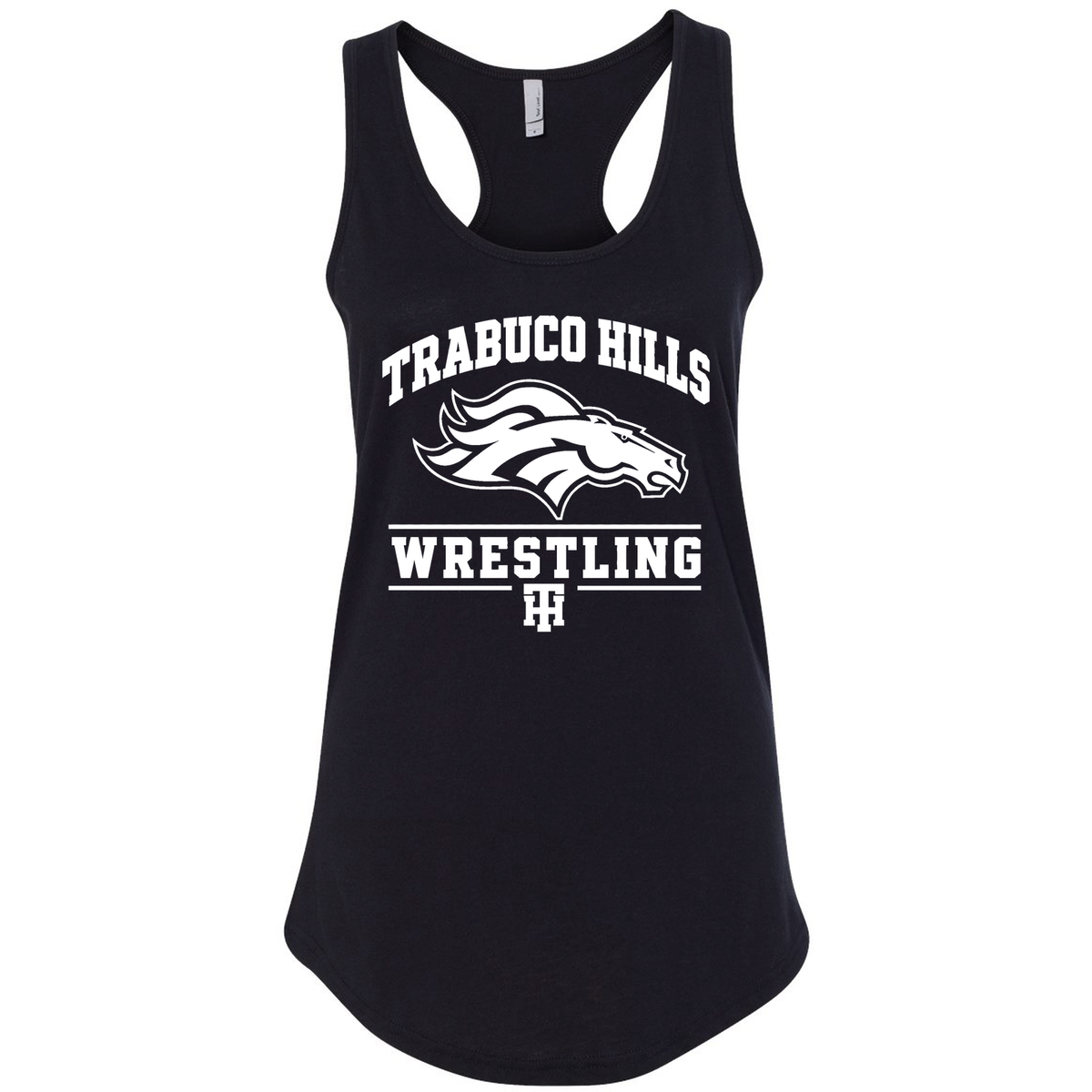 Women's | Trabuco Wrestling Monochrome White | Racerback Tank Top