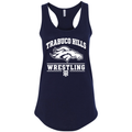 Women's | Trabuco Wrestling Monochrome White | Racerback Tank Top