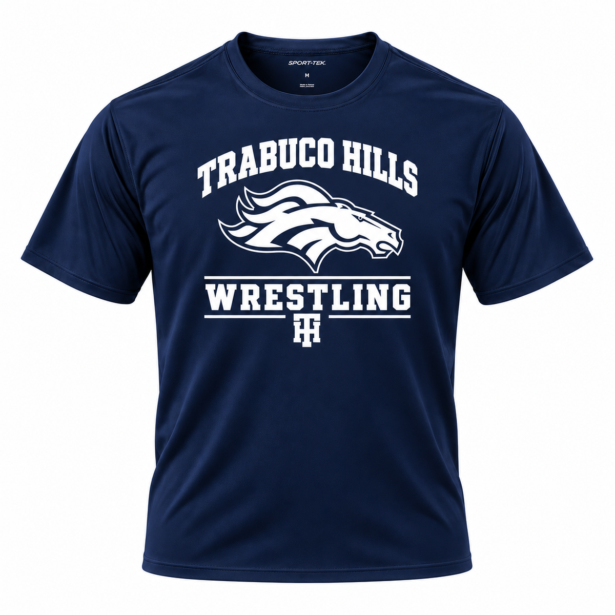 Men's | Trabuco Wrestling Monochrome White | Competitor Tee