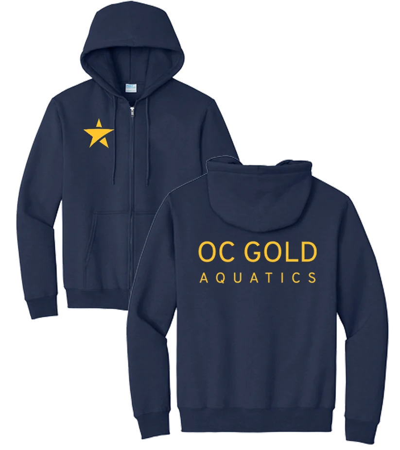 Men's | OC Gold Aquatics | Zip Hoodie