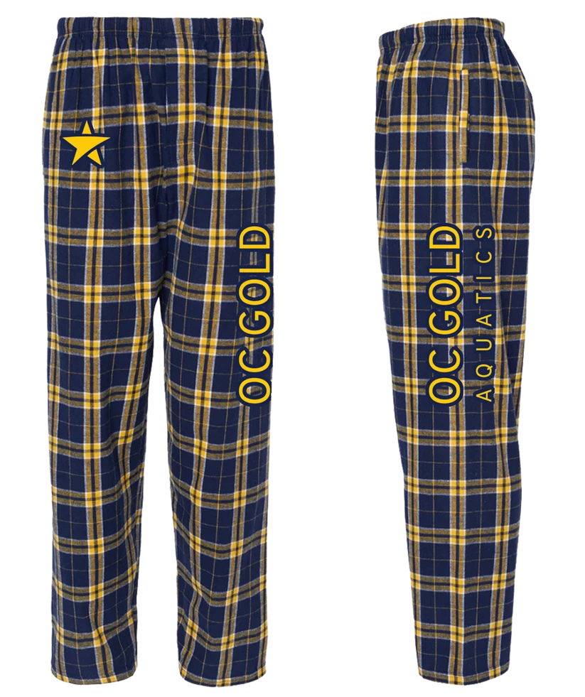 Men's | OC Gold Aquatics | Flannel Plaid Pant