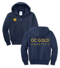 Youth | OC Gold Aquatics | Zip Hoodie
