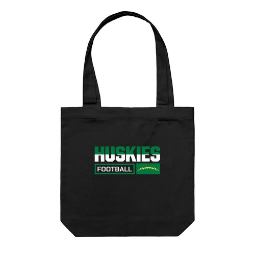 Accessory | SH Huskies Gridiron Badge | Canvas Tote