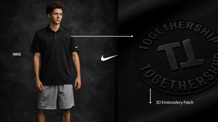 Unisex | Togethership Circle Patch Logo | Nike Dri Fit Polo