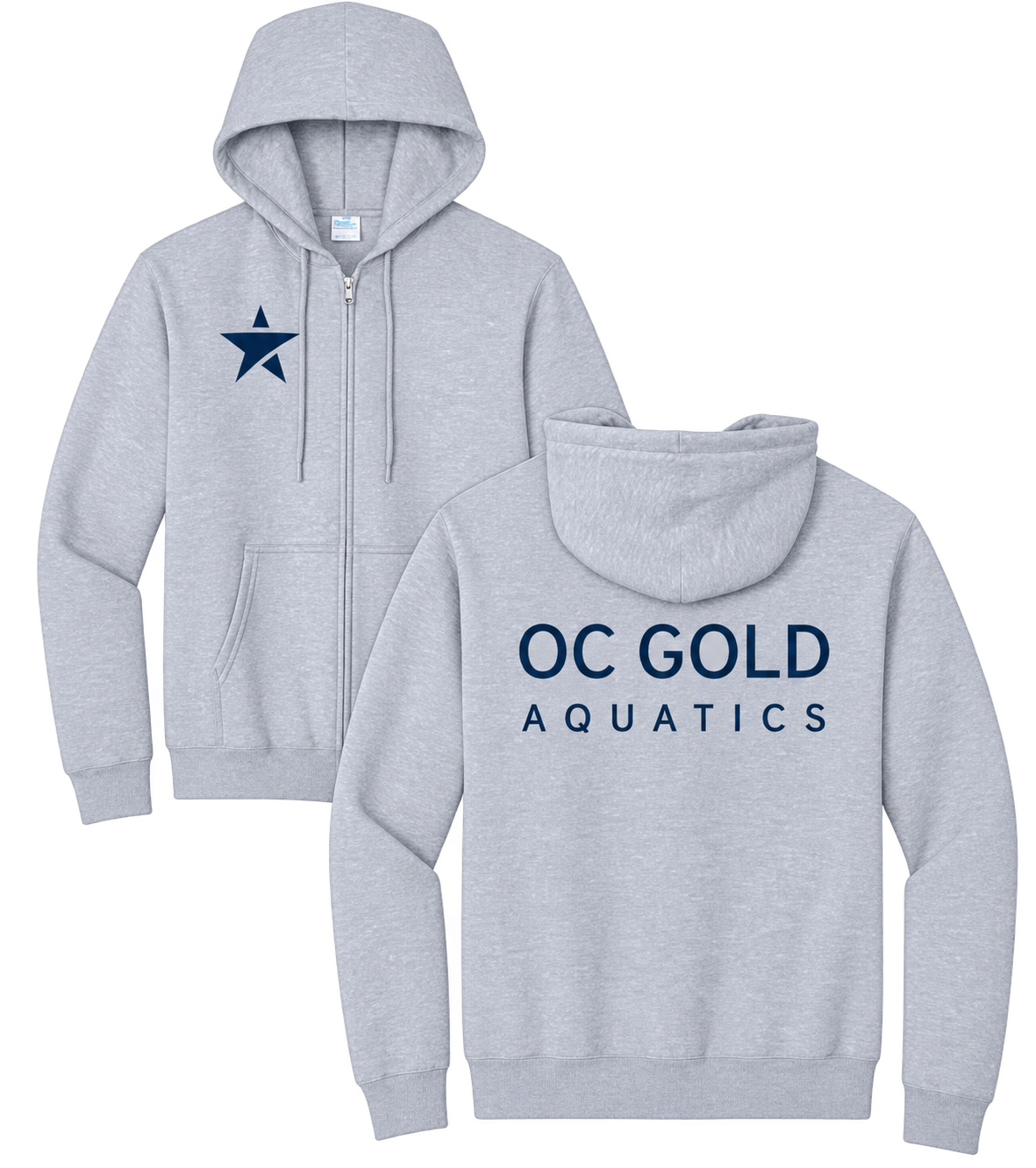 Men's | OC Gold Aquatics | Zip Hoodie