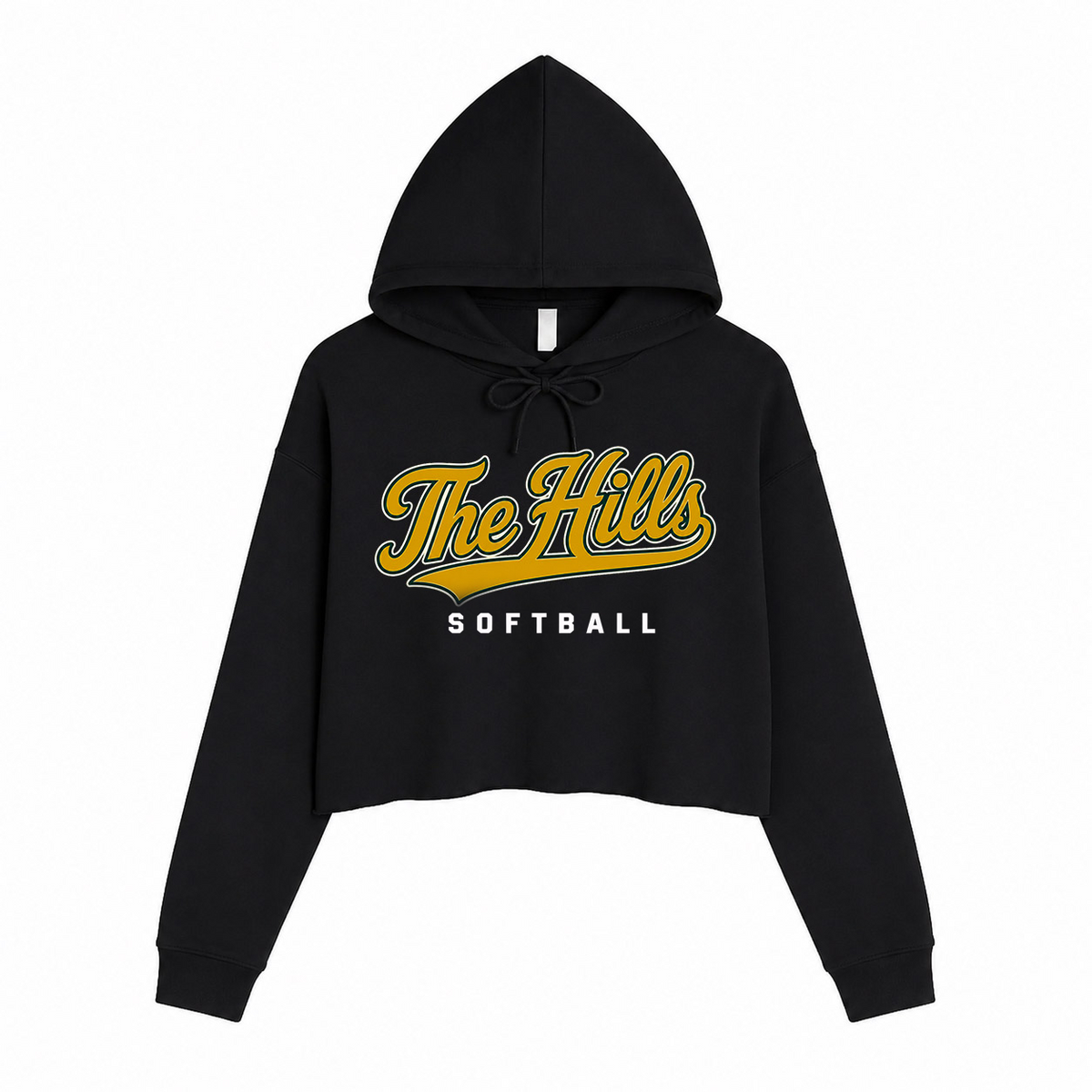 Unisex | The Hills Script | Crop Hoodie