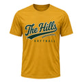 Unisex | The Hills Softball Logo | Competitor Tee (GOLD)