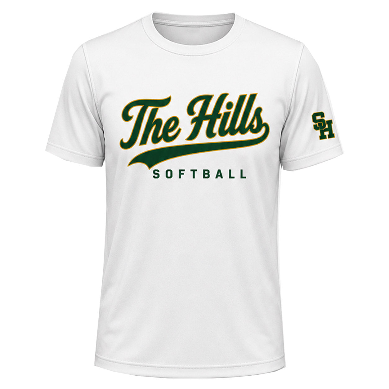 Unisex | The Hills Softball Logo | Competitor Tee (White)