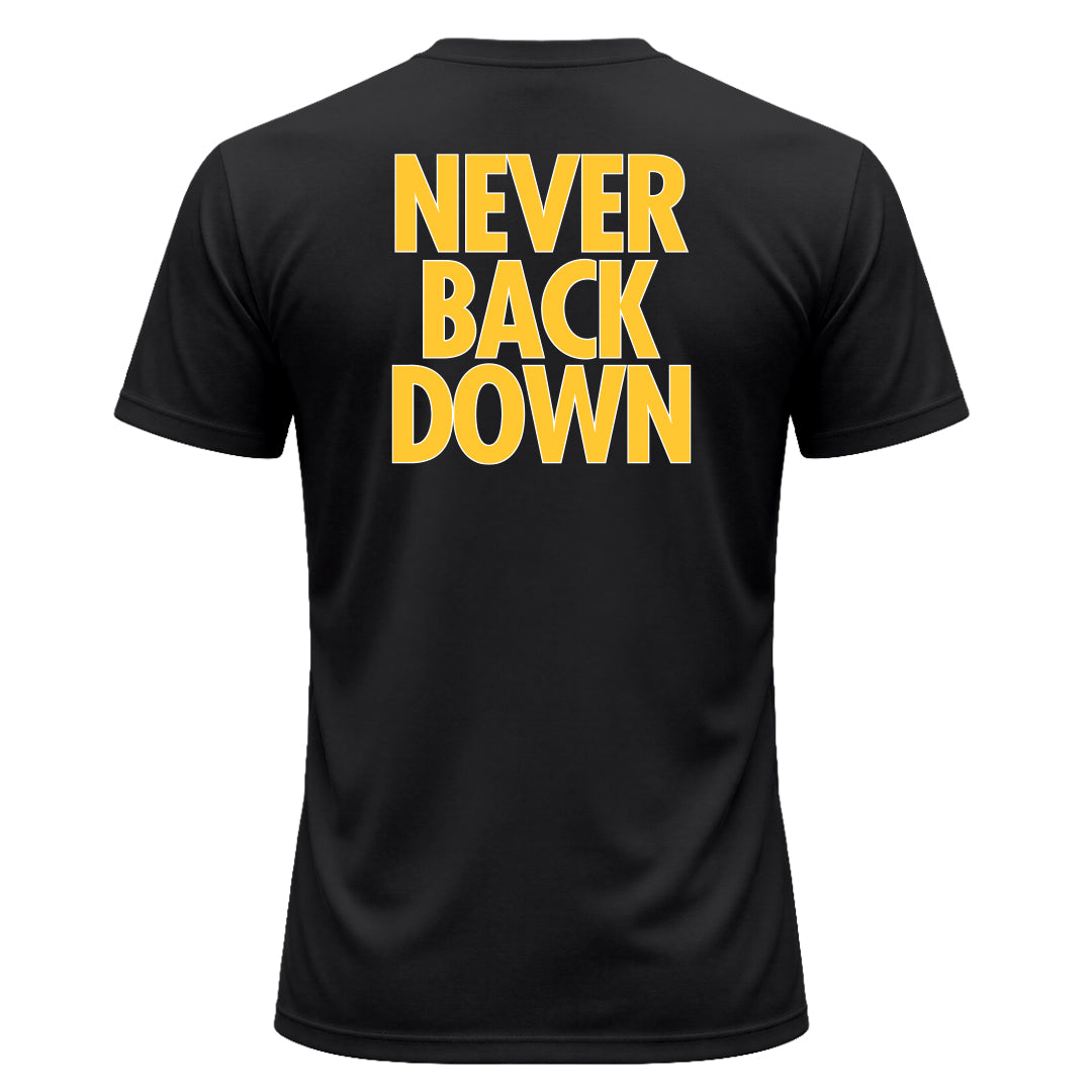 Unisex | Never Back Down | Moisture Wicking Tee
