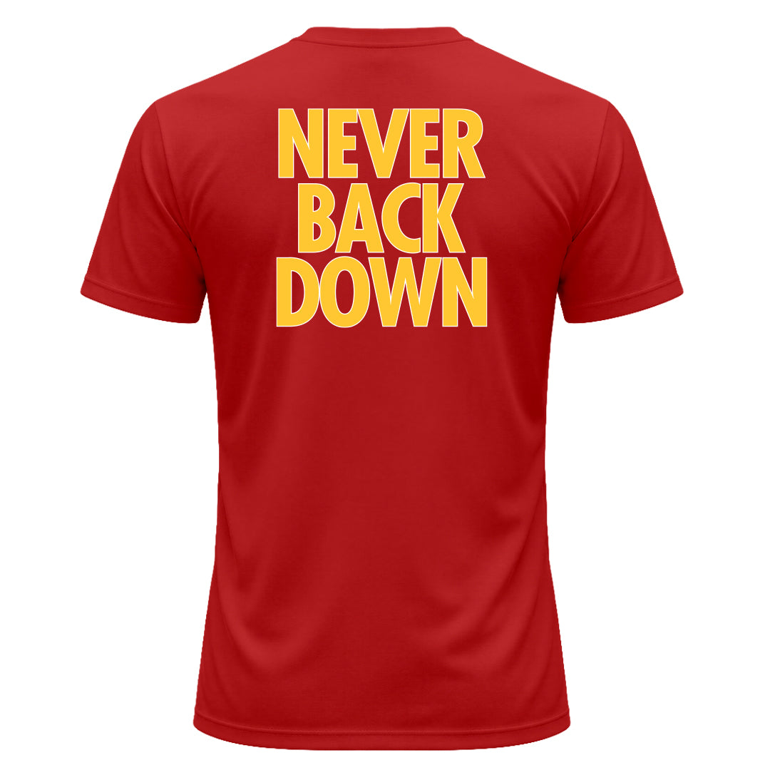 Unisex | Never Back Down | Moisture Wicking Tee