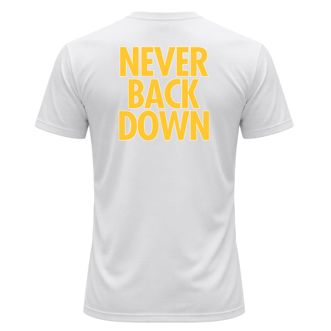 Unisex | Never Back Down | Moisture Wicking Tee